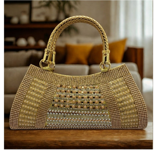 Luxury Golden Hand Purse for women