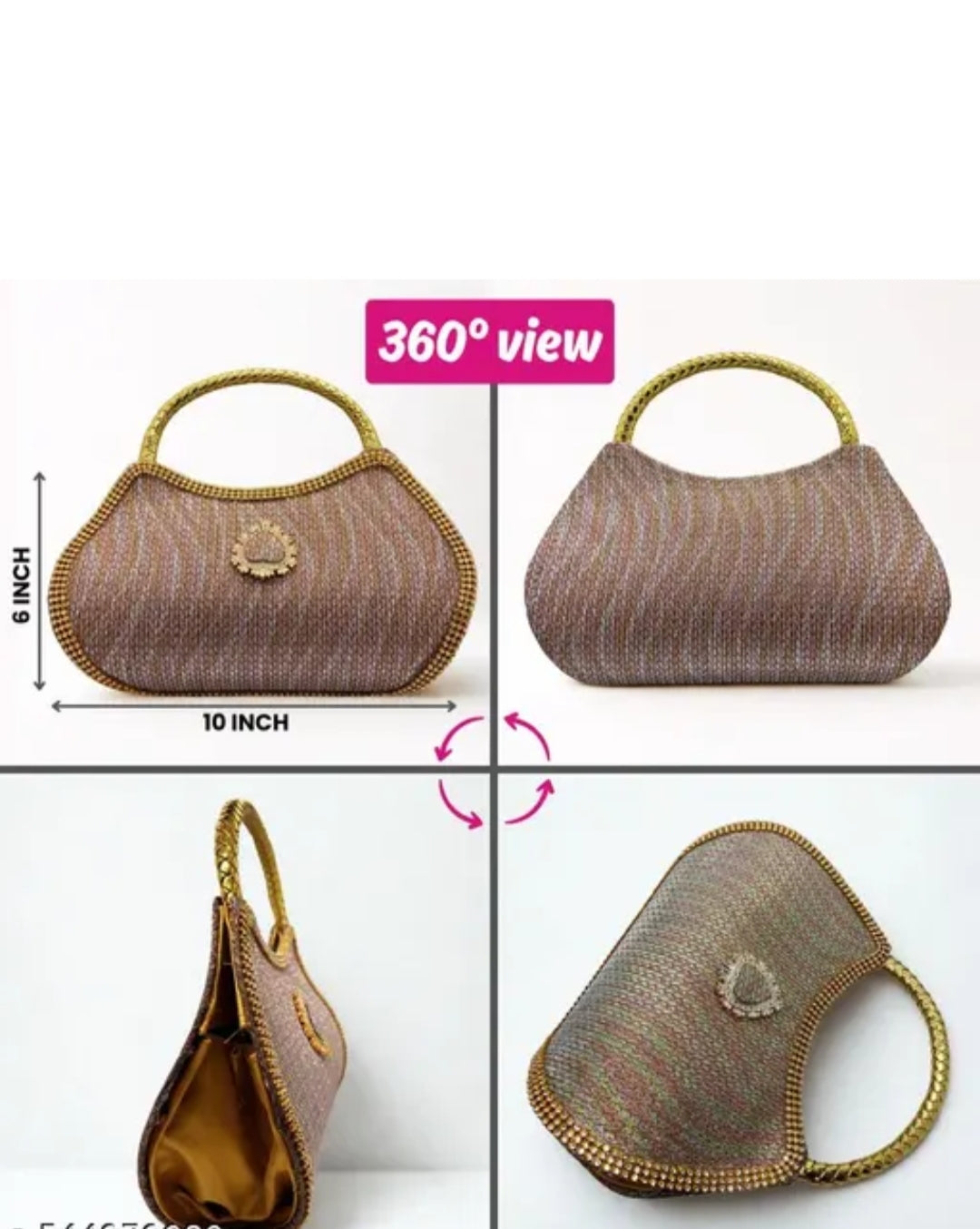 Designer Wedding Clutch Purse for women and Girls